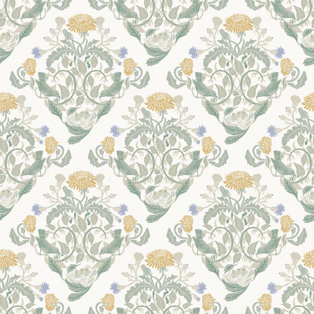 26011 - Frodas Wallpaper - Yellow - Midbec