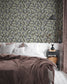 26016 - Blabar stor Wallpaper - Dark Blue - Midbec