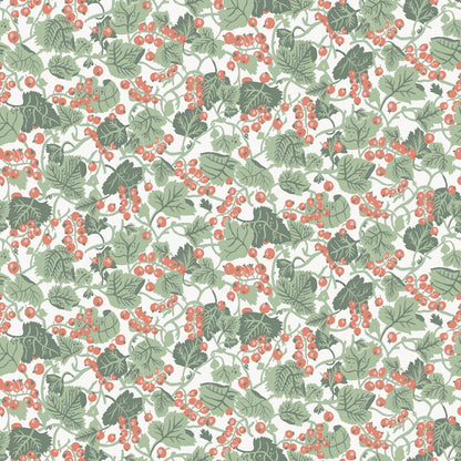 26018 - Vinbarsplock Wallpaper - Green & Red - Midbec