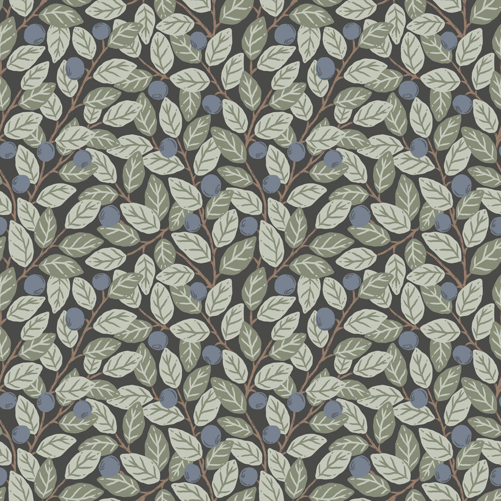 26028 - Blabar Wallpaper - Dark Blue - Midbec