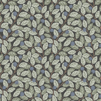 26028 - Blabar Wallpaper - Dark Blue - Midbec