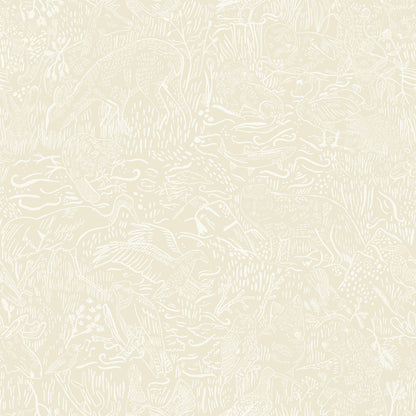 26030 - Landskapsdjur Wallpaper - Beige - Midbec