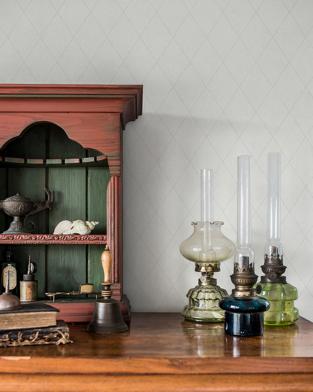 27000 - Ruben Wallpaper - Silver - Midbec