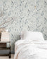 27013 - Vera Wallpaper - Blue - Midbec