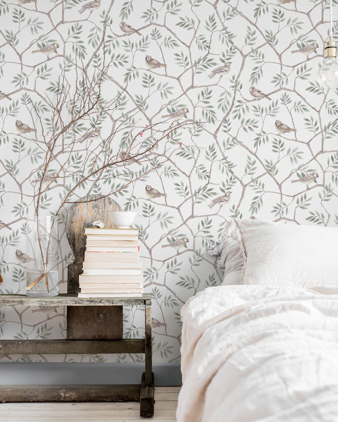 27015 - August Wallpaper - Light Green - Midbec