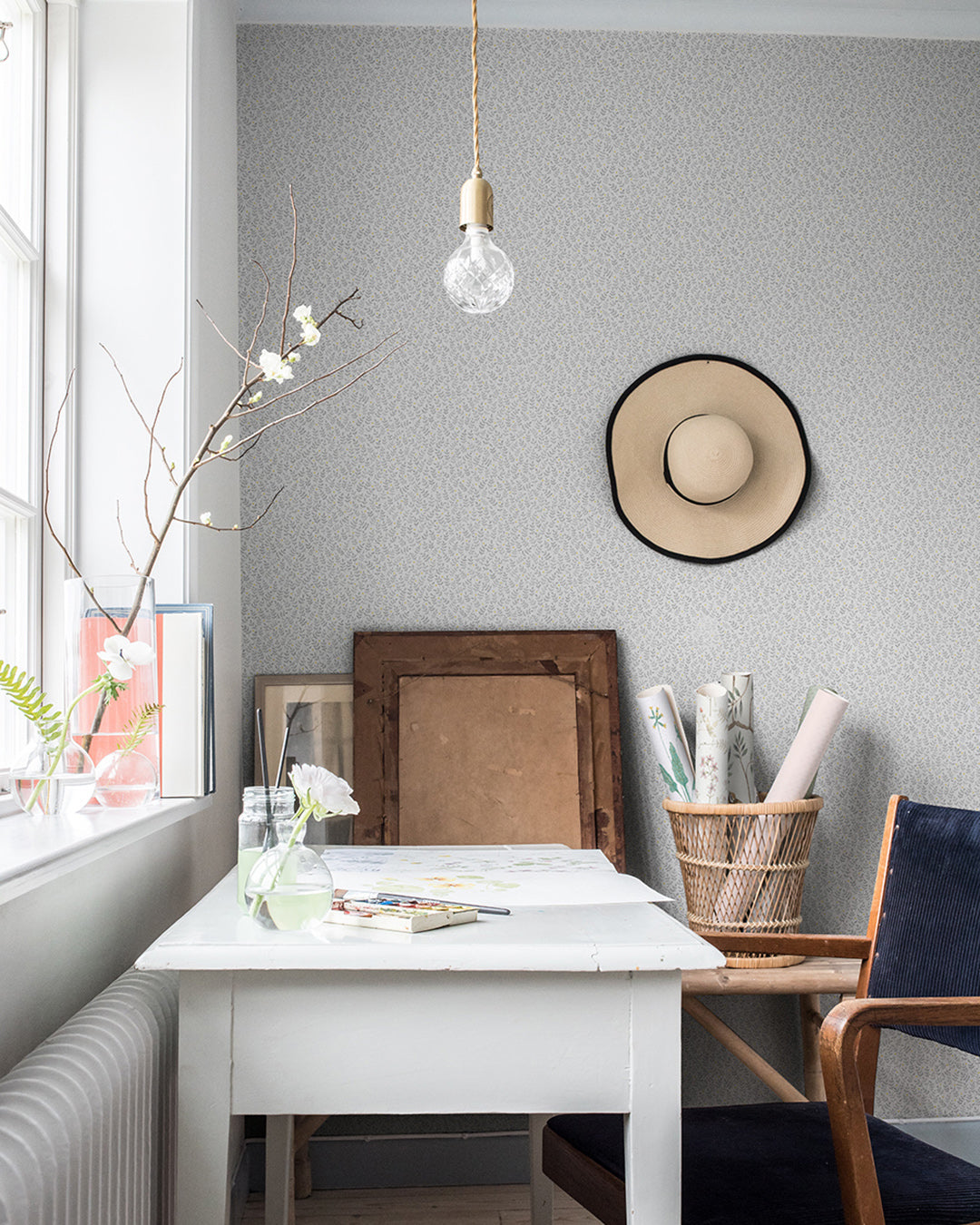 27019 - Junis Wallpaper - Gray - Midbec