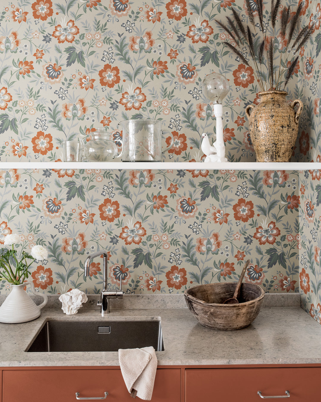 28001 - Mirabelle Wallpaper - Parchment - Midbec