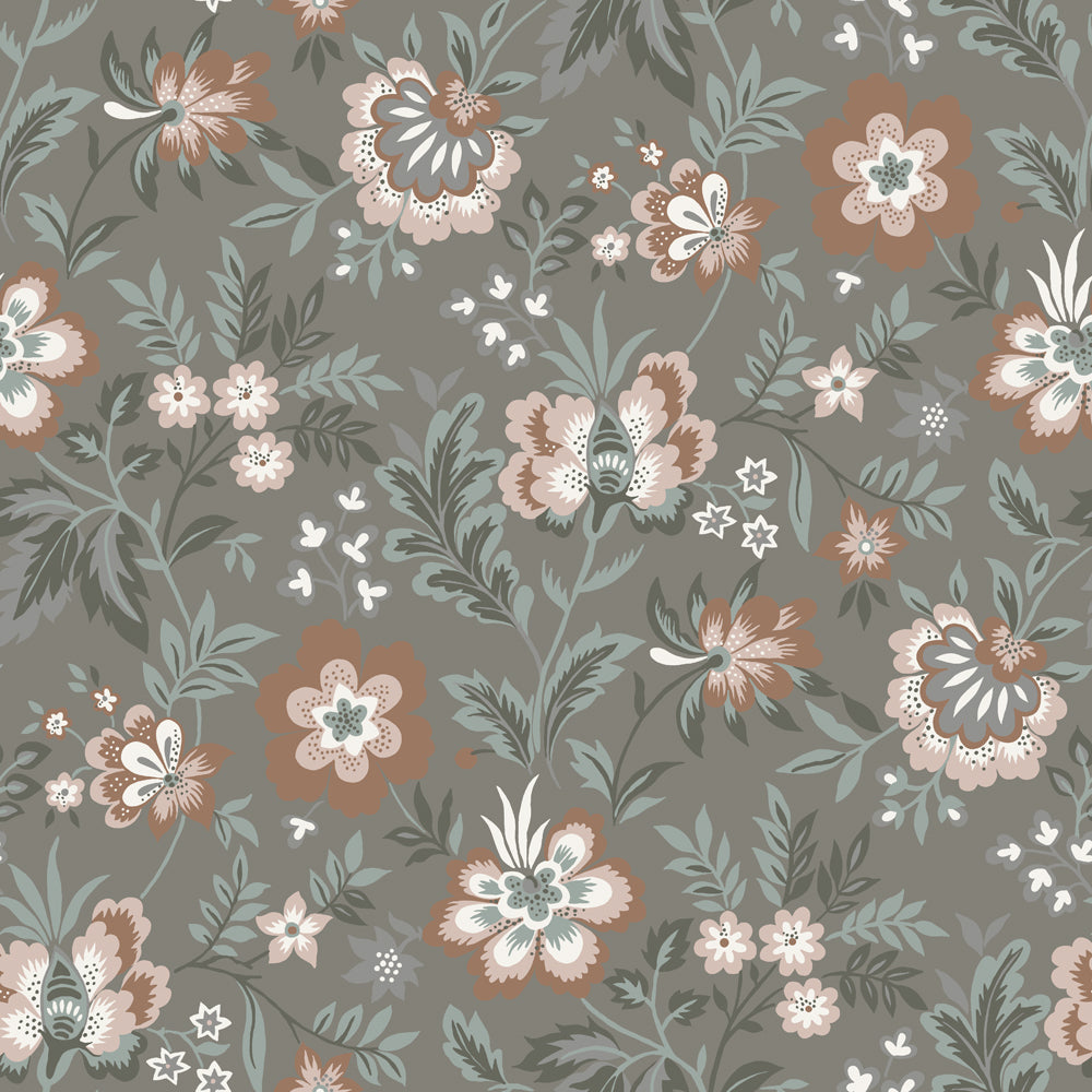 28002 - Mirabelle Wallpaper - Gray - Midbec