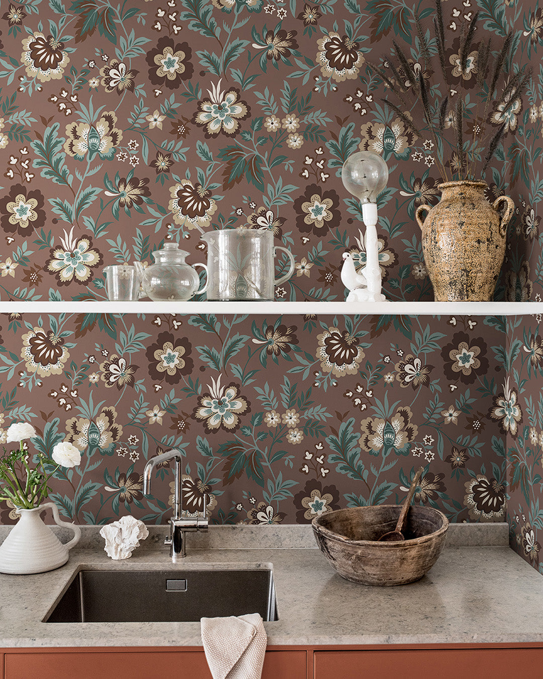 28003 - Mirabelle Wallpaper - Taupe - Midbec