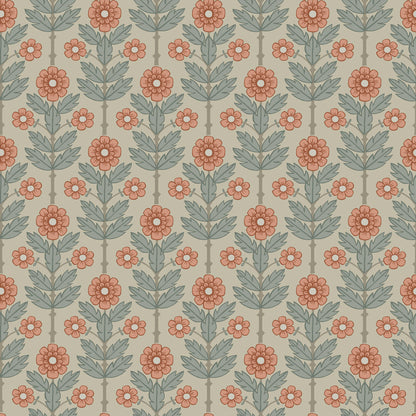 28006 - Othilia Wallpaper - Orange - Midbec