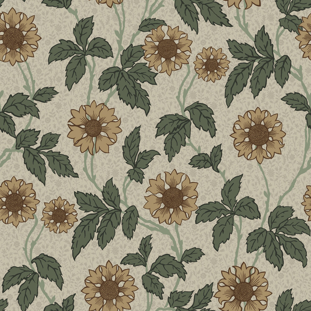 28021 - Solvej Wallpaper - Beige - Midbec