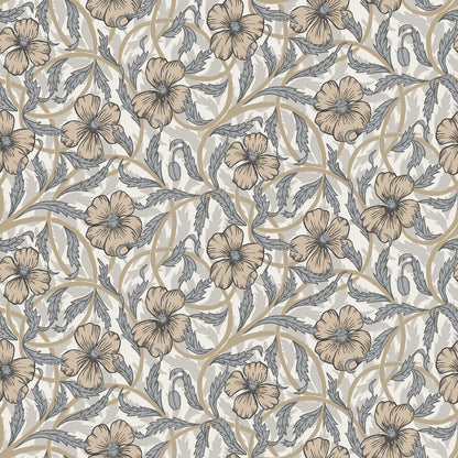 28025 - Poppy Wallpaper - Gray - Midbec