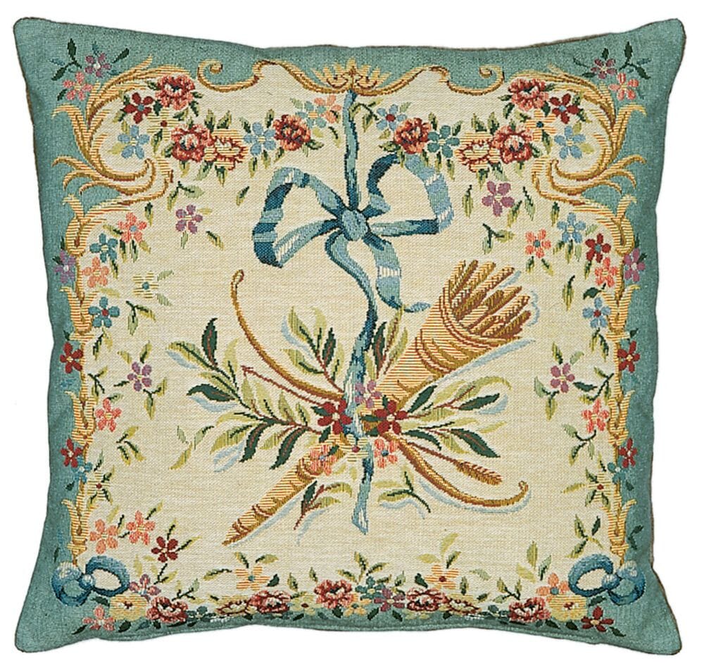 Quiver Tapestry Cushion with Feather Filler 