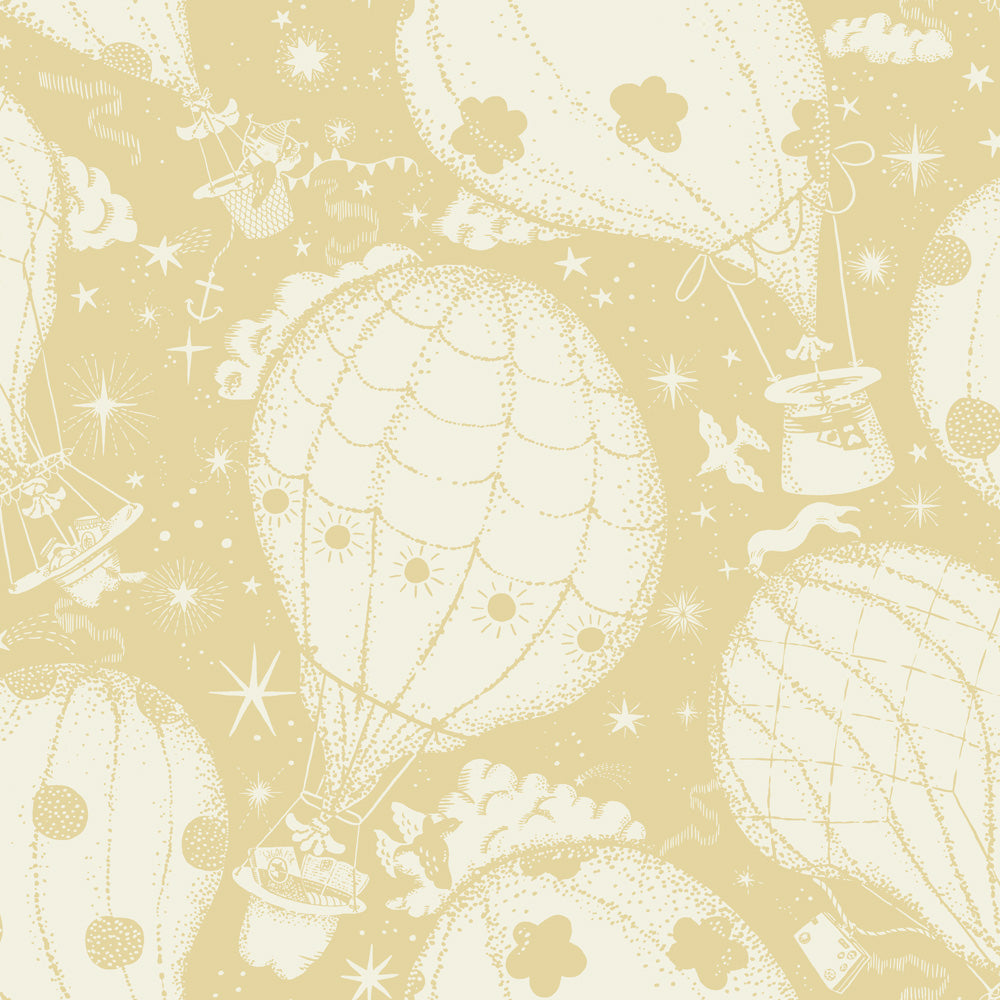 29002 - Ballongerna Wallpaper - Yellow - Midbec