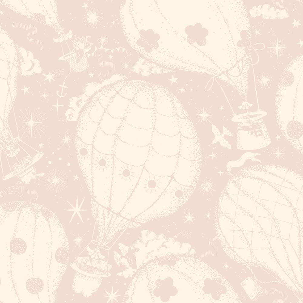 29003 - Ballongerna Wallpaper - Light Pink - Midbec