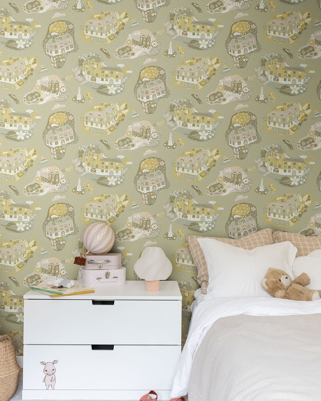 29008 - Staden Wallpaper - Greige - Midbec