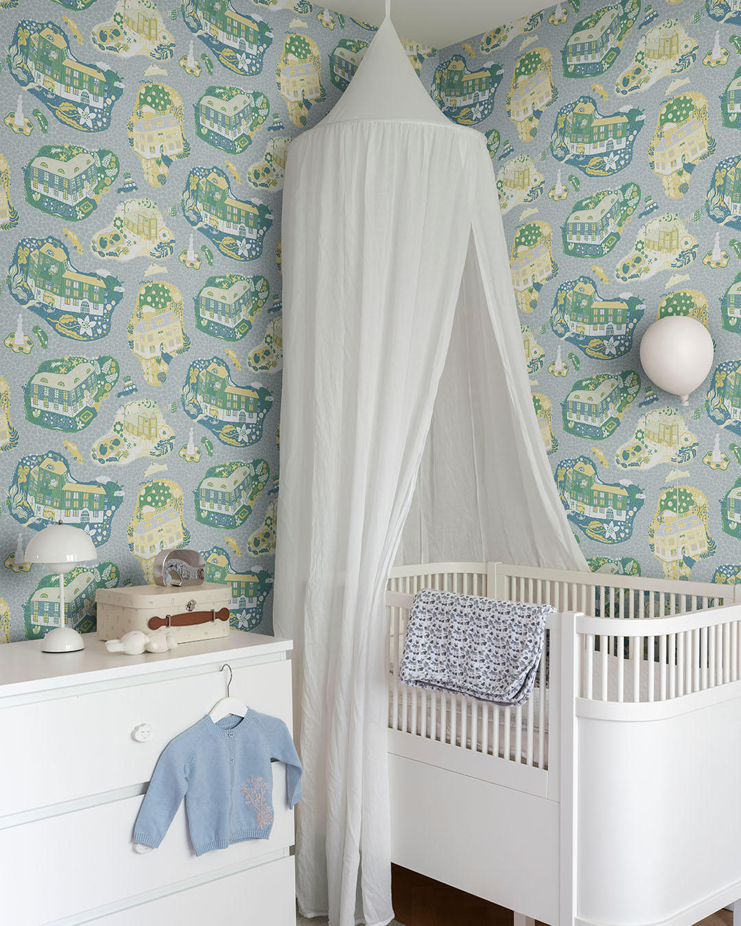 29009 - Staden Wallpaper - Light Blue  - Midbec