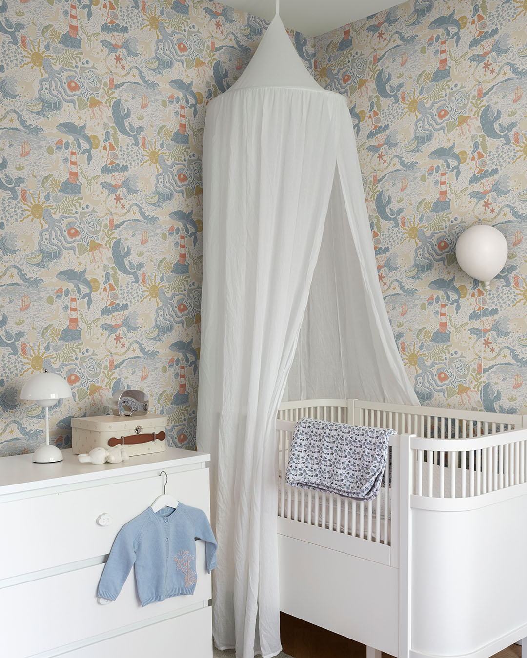 29015 - Havet Wallpaper - Light Blue - Midbec