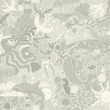 29017 - Havet Wallpaper - Gray - Midbec