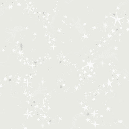 29019 - Stjarnorna Wallpaper - Light Gray - Midbec