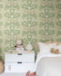 29026 - Cirkus Wallpaper - Light Green - Midbec