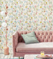 300120 - Pip Studio 5 La Majorelle Wallpaper - White - Eijffinger