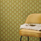 300151 - Pip Studio 5 Raindrops Wallpaper - Ochre - Eijffinger