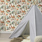 300321 - Kids World Forest Walk Wallpaper - Neutral Multi - Rasch