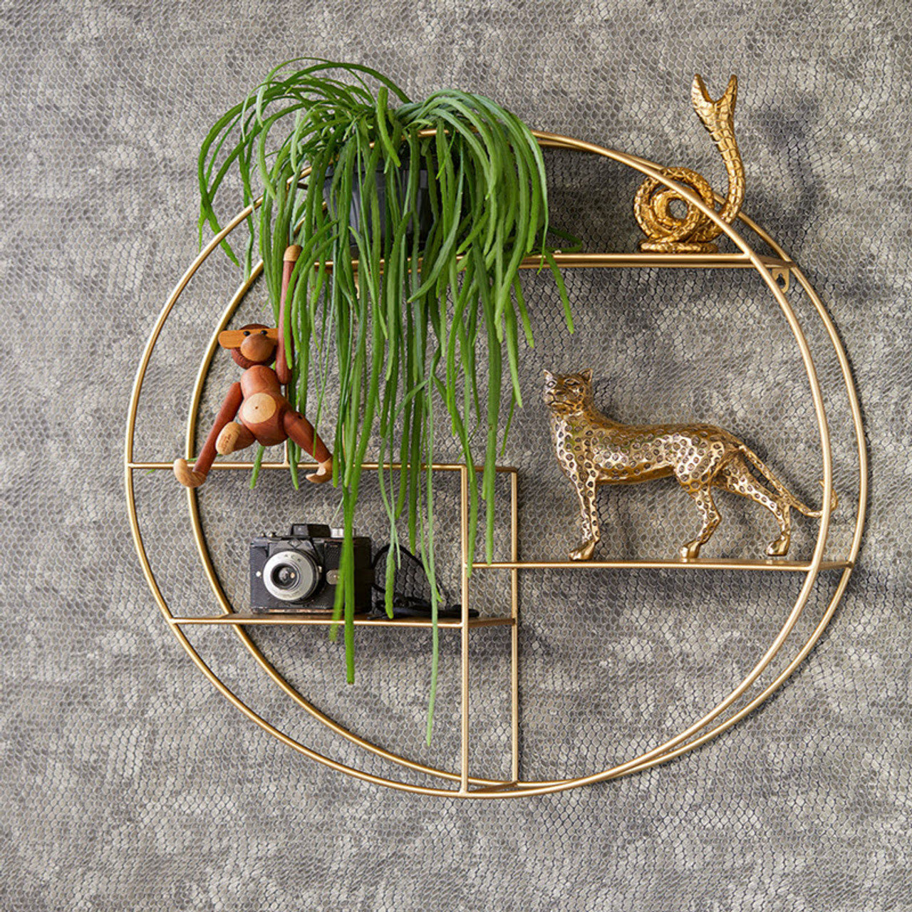 300521 - Skin Snake Effect Wallpaper - Grey - Eijffinger