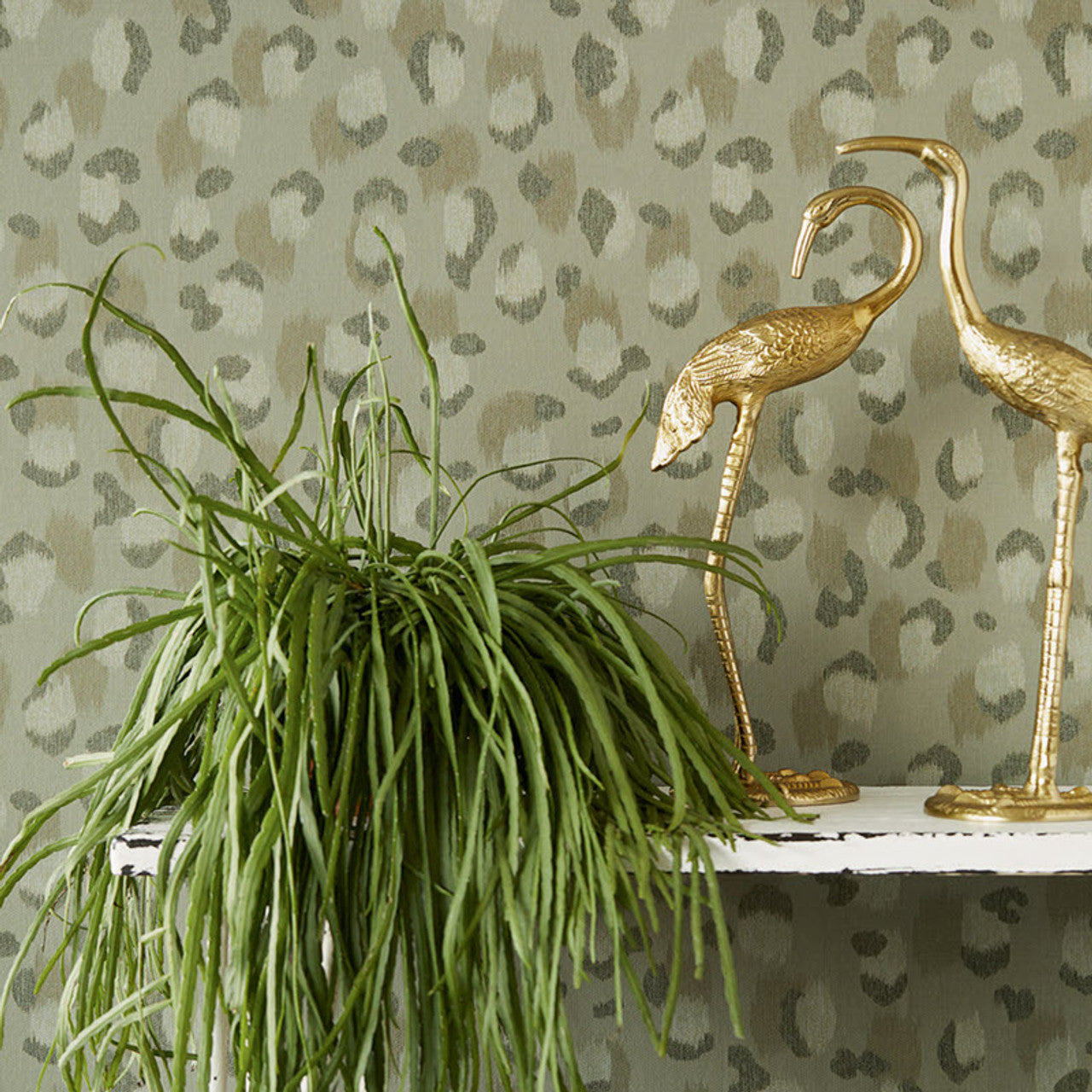 300544 - Skin Ocelot Effect Wallpaper - Grey - Eijffinger