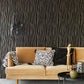 300550 - Skin Zebra Stripe Wallpaper - Charcoal - Eijffinger