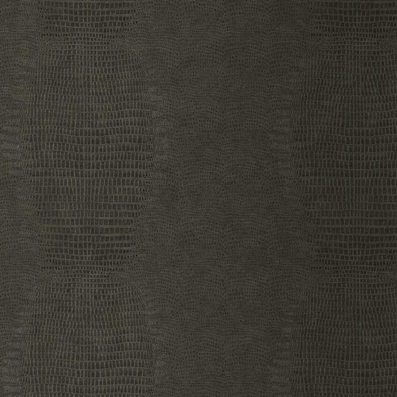 300572 - Skin Alligator Effect Wallpaper - Black - Eijffinger