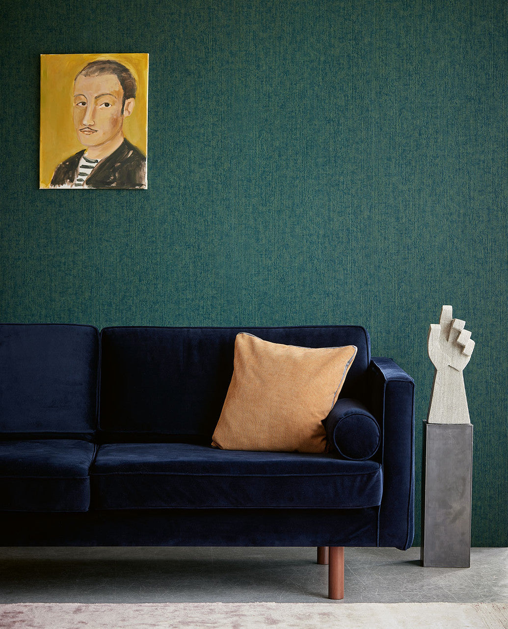 307321 - Museum Gradient Wallpaper - Blue - Eijffinger