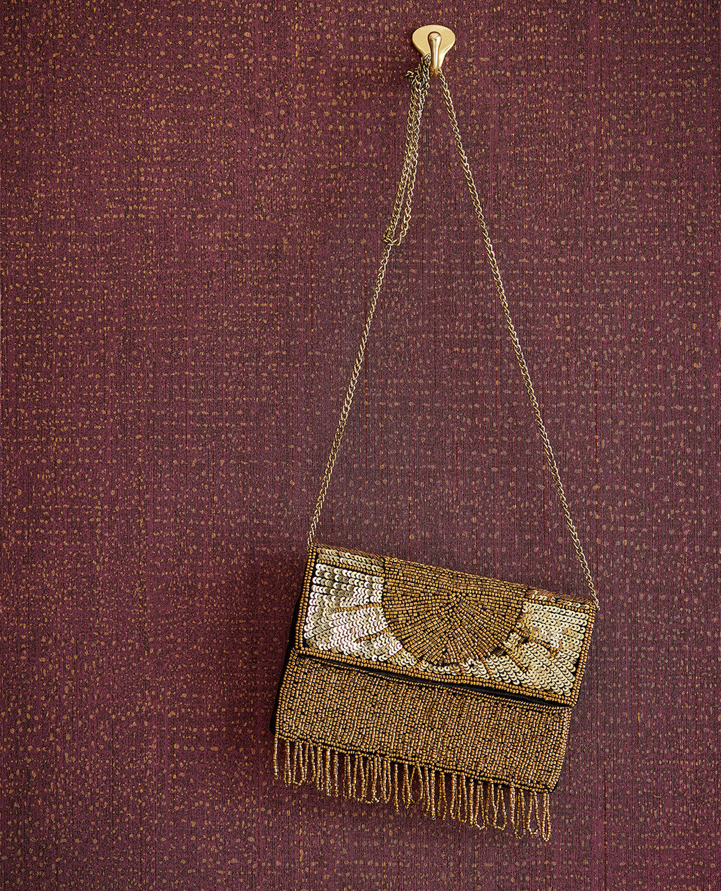 307356 - Museum Speckled Texture Wallpaper - Red - Eijffinger