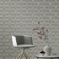 310610 - Luxor Geo Wallpaper - Grey - Rasch
