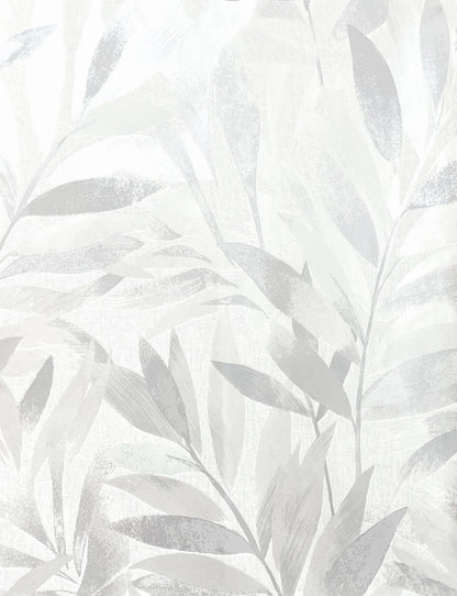 311617 - Fiji Leaf Elegant Homes Wallpaper - Grey - Rasch