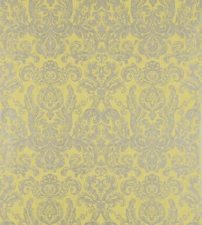 Brocatello Wallpaper - Yellow - Zoffany