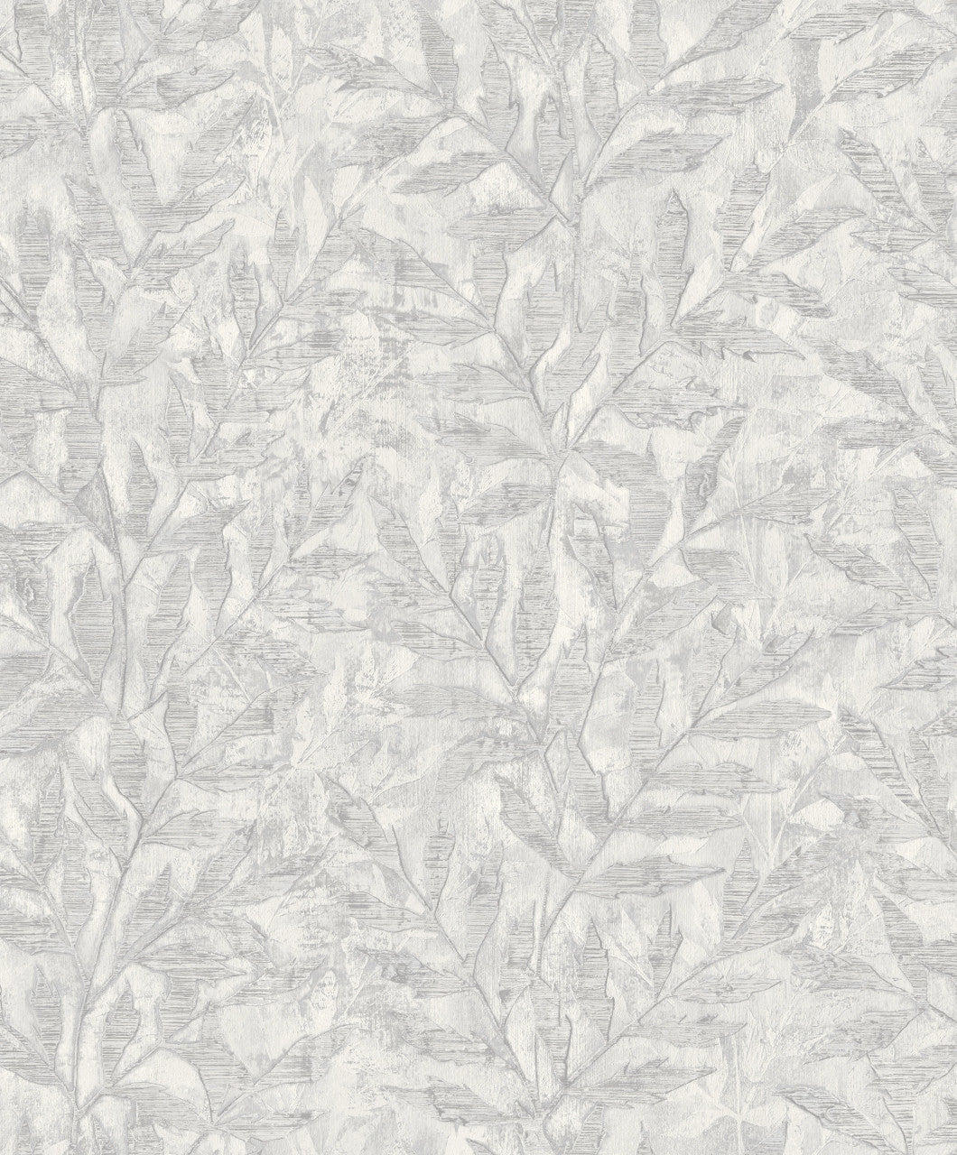 315011 - Richmond Leaf Wallpaper - Grey - Rasch