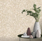 315028 - Richmond Leaf Wallpaper - Beige - Rasch