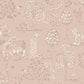 317312 - Woodland Safari Wallpaper - Pink - Eijffinger