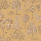 317314 - Woodland Safari Wallpaper - Ochre - Eijffinger