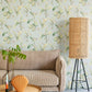317341 - Botanical Oasis Wallpaper - Blue - Eijffinger