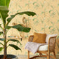 317343 - Botanical Oasis Wallpaper - Yellow - Eijffinger