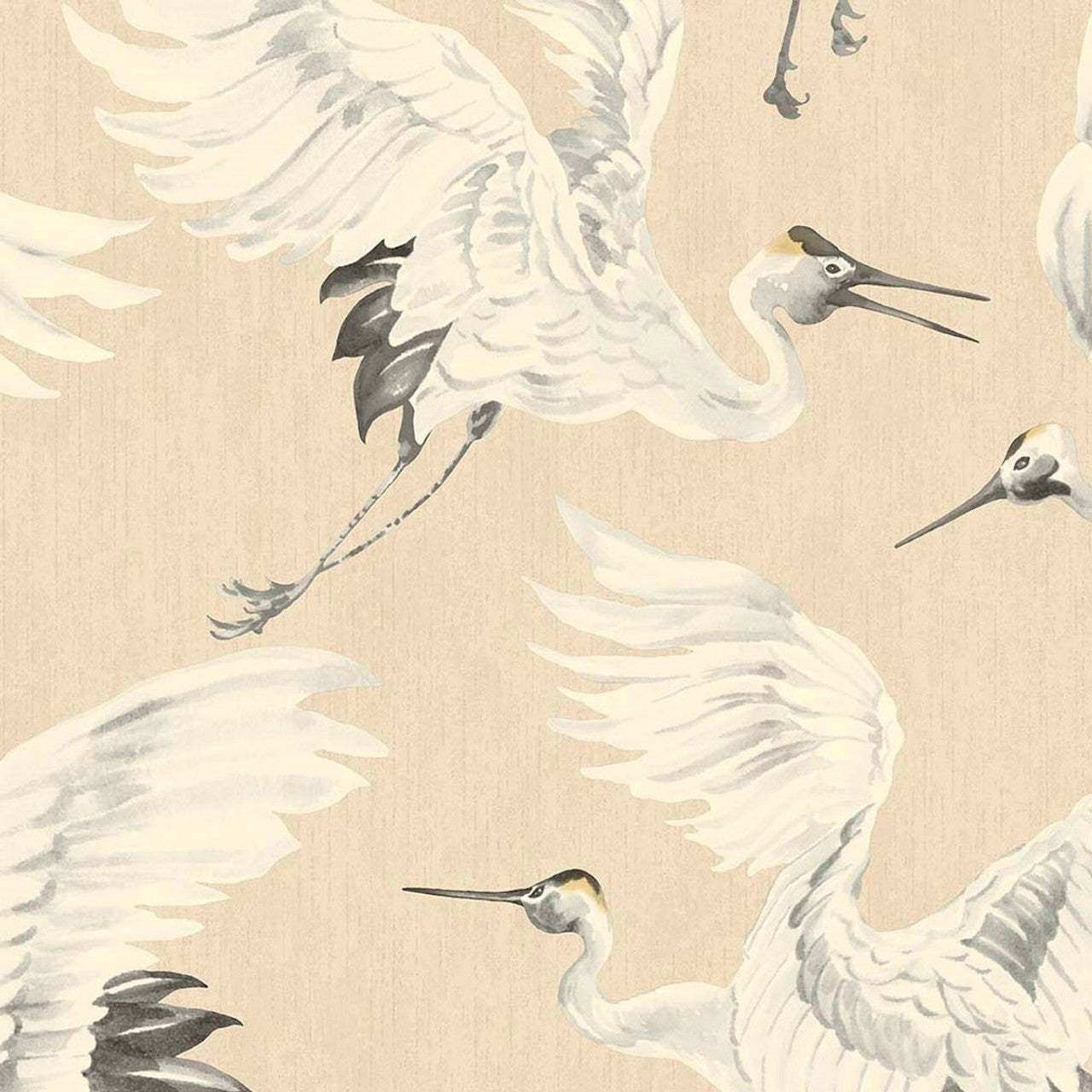 317350 - Magestic Flight Oasis Wallpaper - Cream - Eijffinger