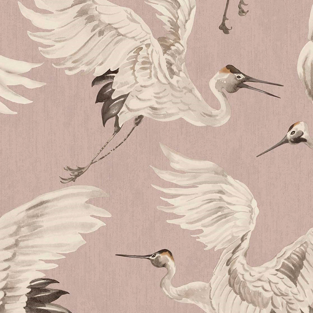 317352 - Magestic Flight Oasis Wallpaper - Pink - Eijffinger