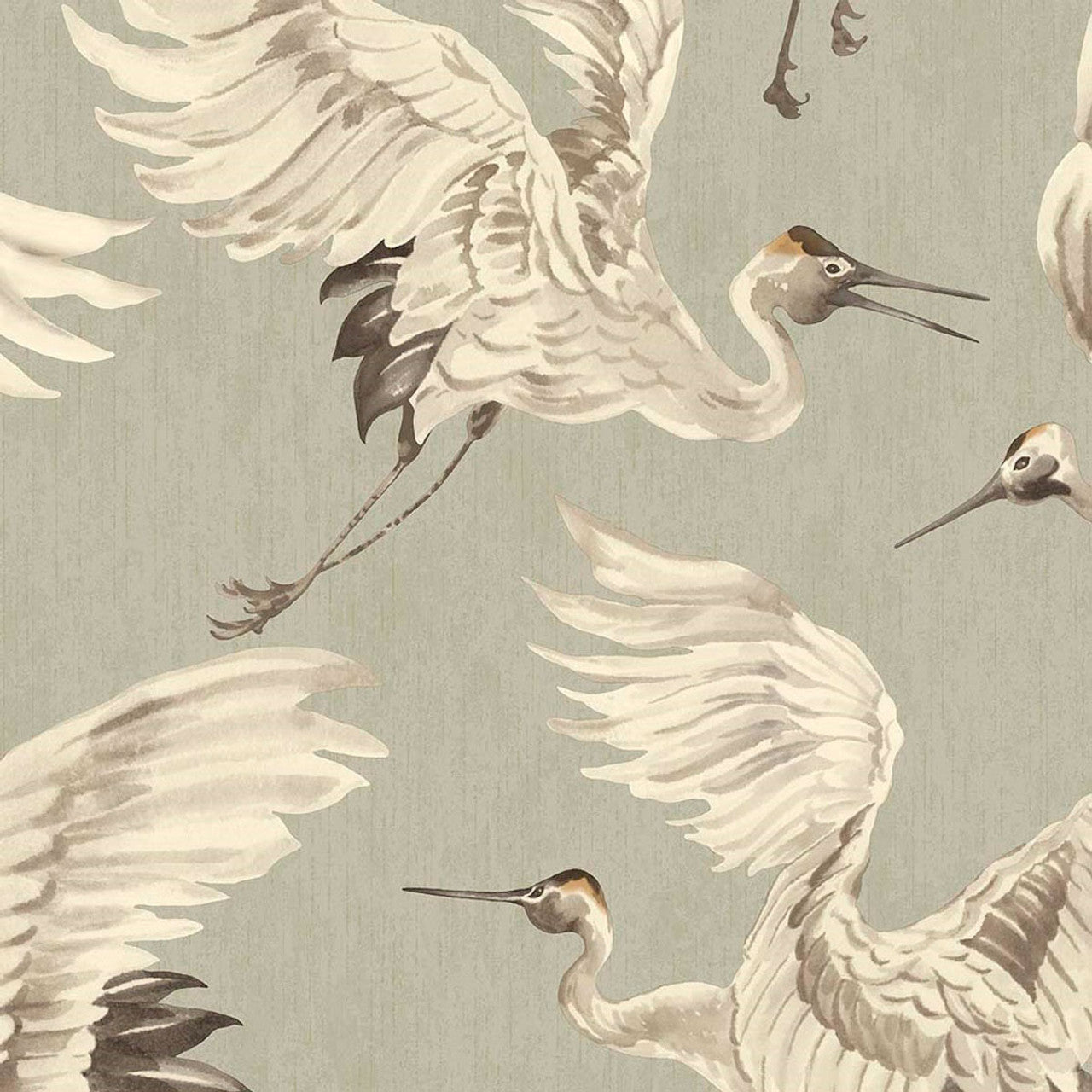 317353 - Magestic Flight Oasis Wallpaper - Grey - Eijffinger