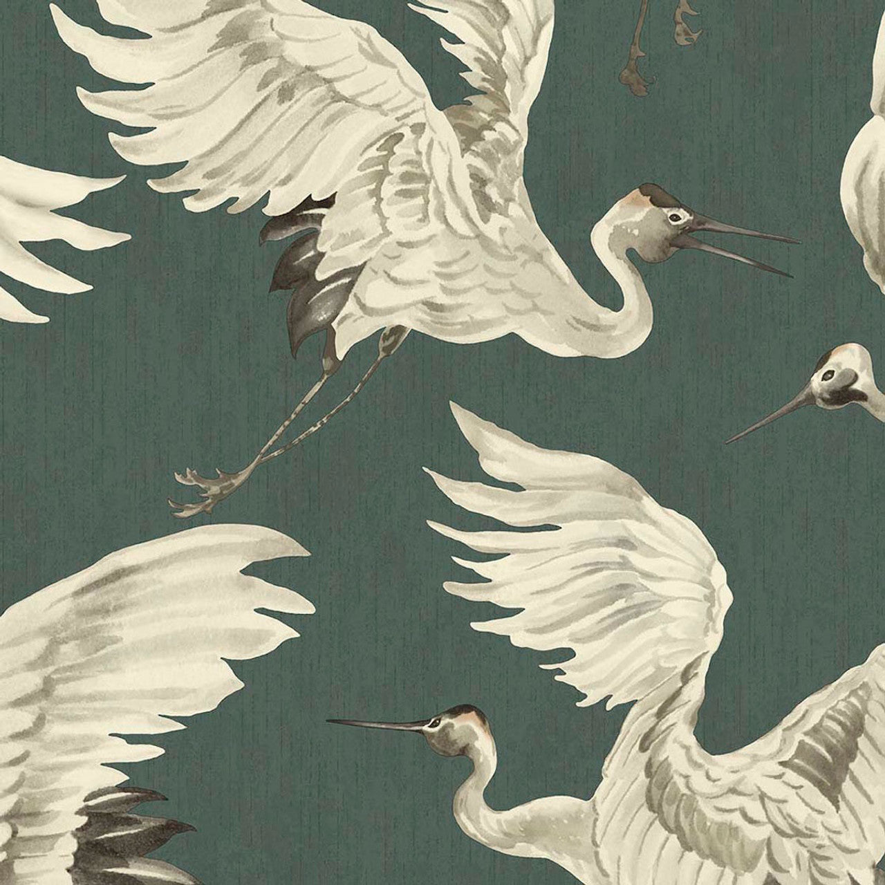 317355 - Magestic Flight Oasis Wallpaper - Teal - Eijffinger