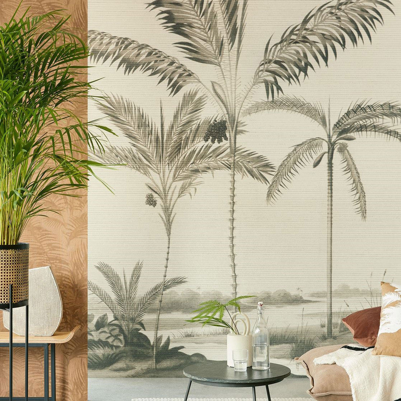 317407 - Tropical Oasis Mural Wallpaper - Green - Eijffinger