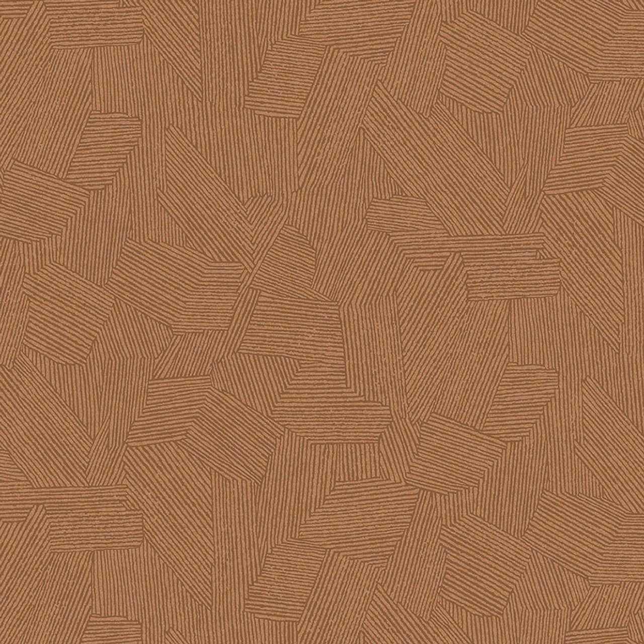 318003 - Direction Twist Wallpaper - Terracotta - Eijffinger