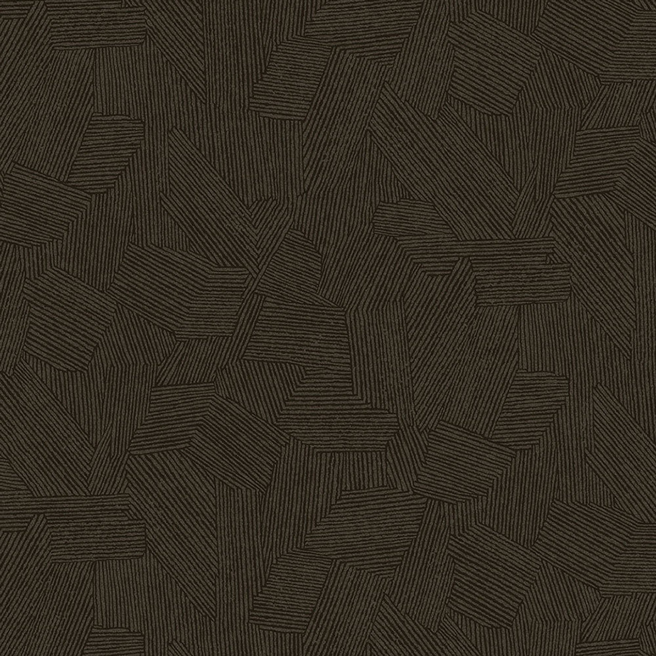 318004 - Direction Twist Wallpaper - Dark Brown - Eijffinger